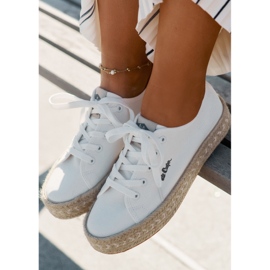 Zapatillas para mujeres con Lee Cooper LCW-25-44-3217 Braid blanco 5