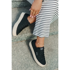 Zapatillas para mujeres con Lee Cooper LCW-25-44-3216 Sneakers negras negro 3