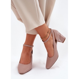 Bombas de cuero en la publicación Maciejka K6816-04 beige 3