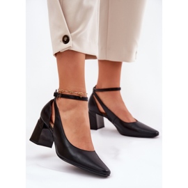 Bombas de cuero en la publicación Maciejka K6816-01 Negro 2