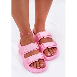 Flip de espuma para mujeres con Big Star RR274A528 Pink Velcro rosado 7