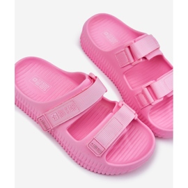 Flip de espuma para mujeres con Big Star RR274A528 Pink Velcro rosado 3
