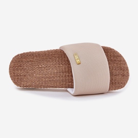 Zapatillas para mujeres Big Star RR274A102 beige 2