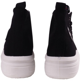 Zapatillas de deporte altas femeninas en la plataforma negra Lee Cooper LCW-23-44-1629LA negro 3 Zapatillas de deporte altas femeninas en la plataforma negra Lee Cooper LCW-23-44-1629LA negro 3