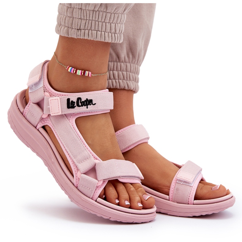 Sandalias para mujeres Lee Cooper LCW-24-34-2613L Pink rosado 6