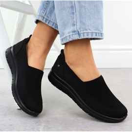 Zapatos deportivos femeninos negros Vinceza 87719 4