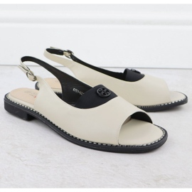 S.Barski Sandalias para mujeres Cream S. Barski KV51-021 cremoso 2