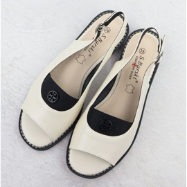 S.Barski Sandalias para mujeres Cream S. Barski KV51-021 cremoso 3
