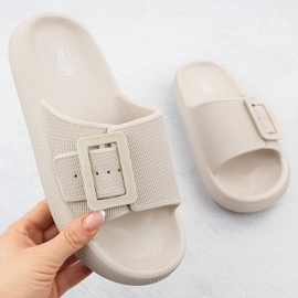 Sports Sports Flip Flip en un beige beige grueso Big Star RR274A582 1