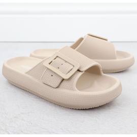 Sports Sports Flip Flip en un beige beige grueso Big Star RR274A582 2