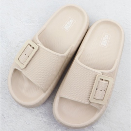 Sports Sports Flip Flip en un beige beige grueso Big Star RR274A582 3