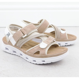 Sandalias deportivas sucias Rieker 64064-31 rosado 2