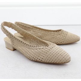 Sandalias de trabajo de trabajo para mujeres con beige T.Sokolski L25-334 2