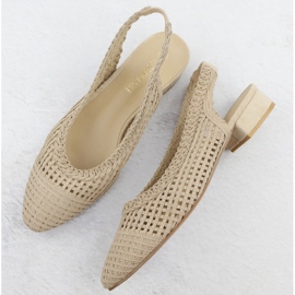 Sandalias de trabajo de trabajo para mujeres con beige T.Sokolski L25-334 3
