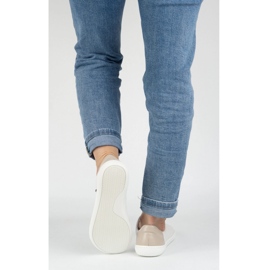 WASAK Zapatos descalzos de mujer cuero minimalista 0771W blanco 4