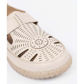 Seastar Zapatos de trabajo de trabajo para mujeres con beige 1