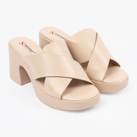 Seastar Beige flop -flops en el poste 2 Seastar Beige flop -flops en el poste 2