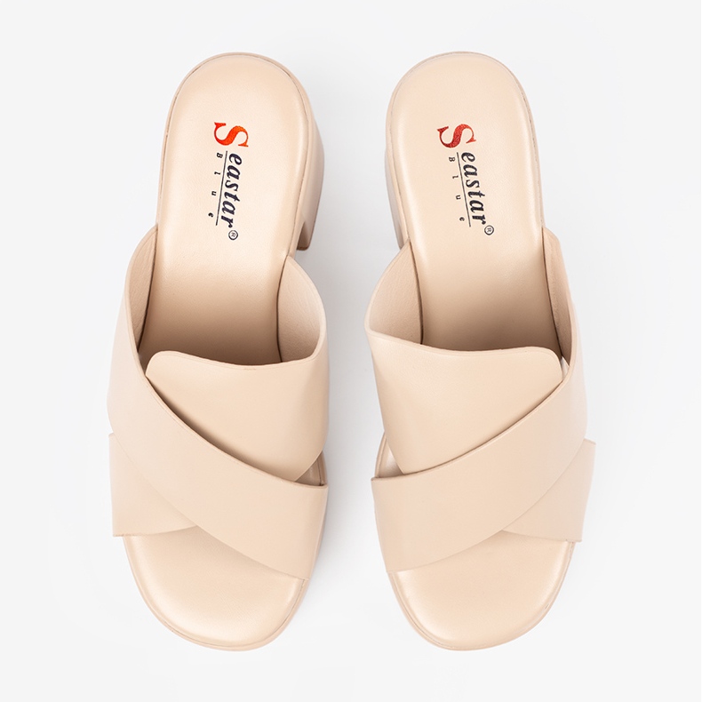 Seastar Beige flop -flops en el poste 1 Seastar Beige flop -flops en el poste 1