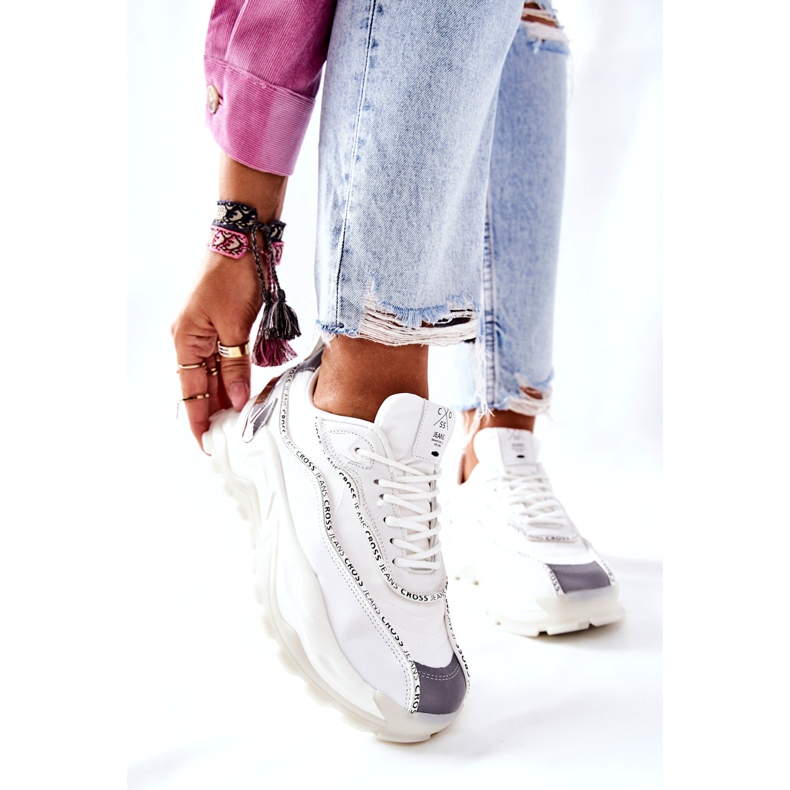 Cross Jeans Zapatos deportivos femeninos jeans cruzados II2R4017c blanco 3 Cross Jeans Zapatos deportivos femeninos jeans cruzados II2R4017c blanco 3