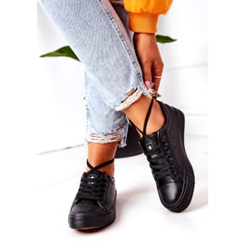NEWS Zapatillas de zapatillas negras ecológicas para mujeres negro 3
