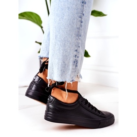 NEWS Zapatillas de zapatillas negras ecológicas para mujeres negro 4