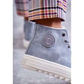 Big Star aislada femenina EE274115 zapatillas azul claro 3