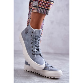 Big Star aislada femenina EE274115 zapatillas azul claro 1