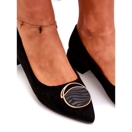 Bombas para mujeres de tacón bajo para mujeres con Eco-ECO-S.BARSKI KV27-037 Negro 4 Bombas para mujeres de tacón bajo para mujeres con Eco-ECO-S.BARSKI KV27-037 Negro 4