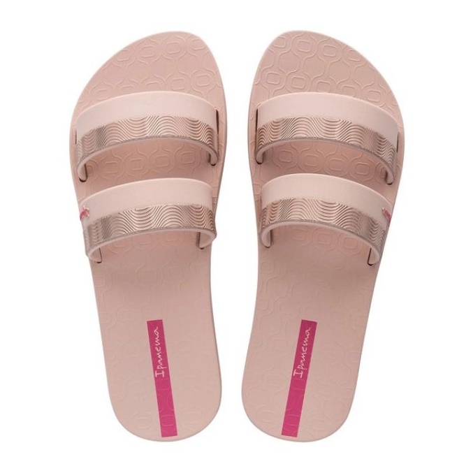 Diapositiva de malla ipanema 83649 bb780 chanclas rosa 2