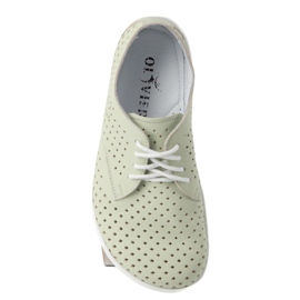 Olivier Fiesta de las mujeres Barefoot Minimalista Openwork 1288 Pol Green verde 8