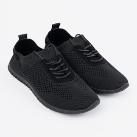 Black Openwork Sports Sports Sports negro 5