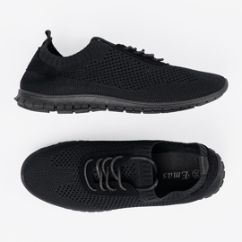 Black Openwork Sports Sports Sports negro 3