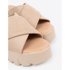 Seastar Sandalias cuña mujer ante beige 2