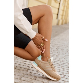Zapatillas de ante mujeres Big Star RR274A048 Sistema de tonos oscuros Hi-Poly beige 4