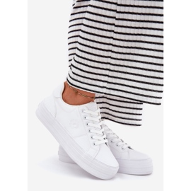 Eco Leather Women's Sneakers on the Big Star RR274298 White Platform blanco 2