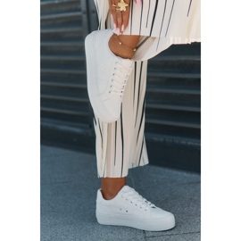 Eco Leather Women's Sneakers on the Big Star RR274298 White Platform blanco 4