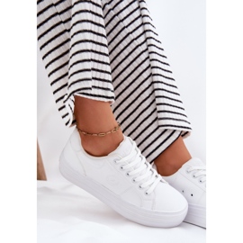 Eco Leather Women's Sneakers on the Big Star RR274298 White Platform blanco 11