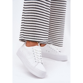 Eco Leather Women's Sneakers on the Big Star RR274298 White Platform blanco 8