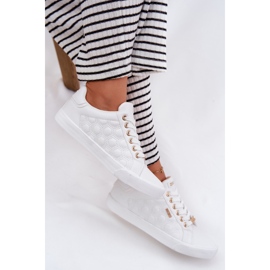 Zapatillas de deporte femeninas con cuero eco big star rr274322 blanco 12