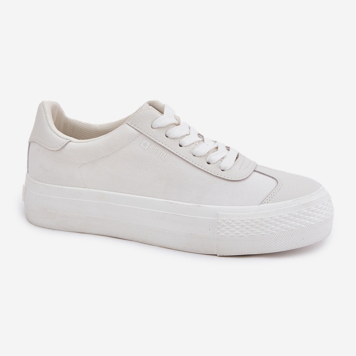 Zapatillas para mujeres en la plataforma Big Star RR274337 White blanco 1