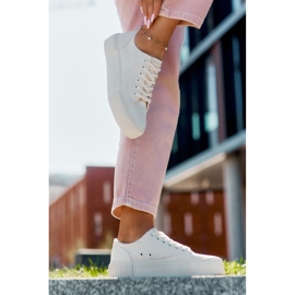 Zapatillas de deporte de material para mujeres Big Star RR274407 beige 11