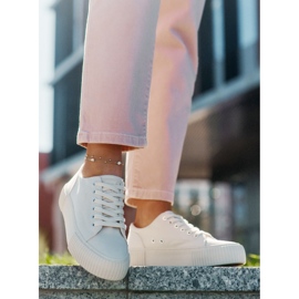 Zapatillas de deporte de material para mujeres Big Star RR274407 beige 8