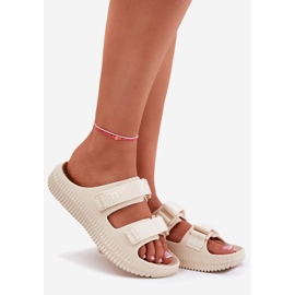 Zapatillas de espuma para mujeres con Big Star RR274A529 Velcro Beige 1 Zapatillas de espuma para mujeres con Big Star RR274A529 Velcro Beige 1