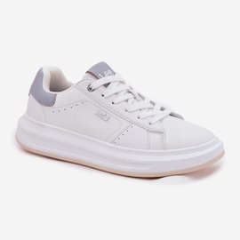 Zapatillas para mujeres en la plataforma Lee Naomi Women Low 50251012.06k White blanco 4