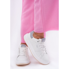 Zapatillas para mujeres en la plataforma Lee Naomi Women Low 50251012.06k White blanco 3