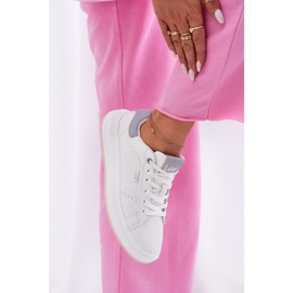 Zapatillas para mujeres en la plataforma Lee Naomi Women Low 50251012.06k White blanco 6