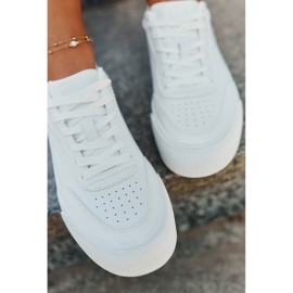 Zapatillas de cuero con bajo Eco Big Star RR274303 White blanco 7
