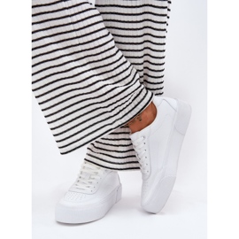 Zapatillas de cuero con bajo Eco Big Star RR274303 White blanco 12