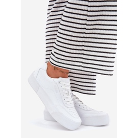 Zapatillas de cuero con bajo Eco Big Star RR274303 White blanco 3
