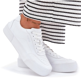 Zapatillas de cuero con bajo Eco Big Star RR274303 White blanco 14